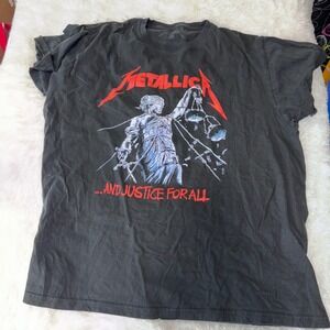 Metallica ...And‎ Justice For All Graphic T-Shirt Band Tee XL